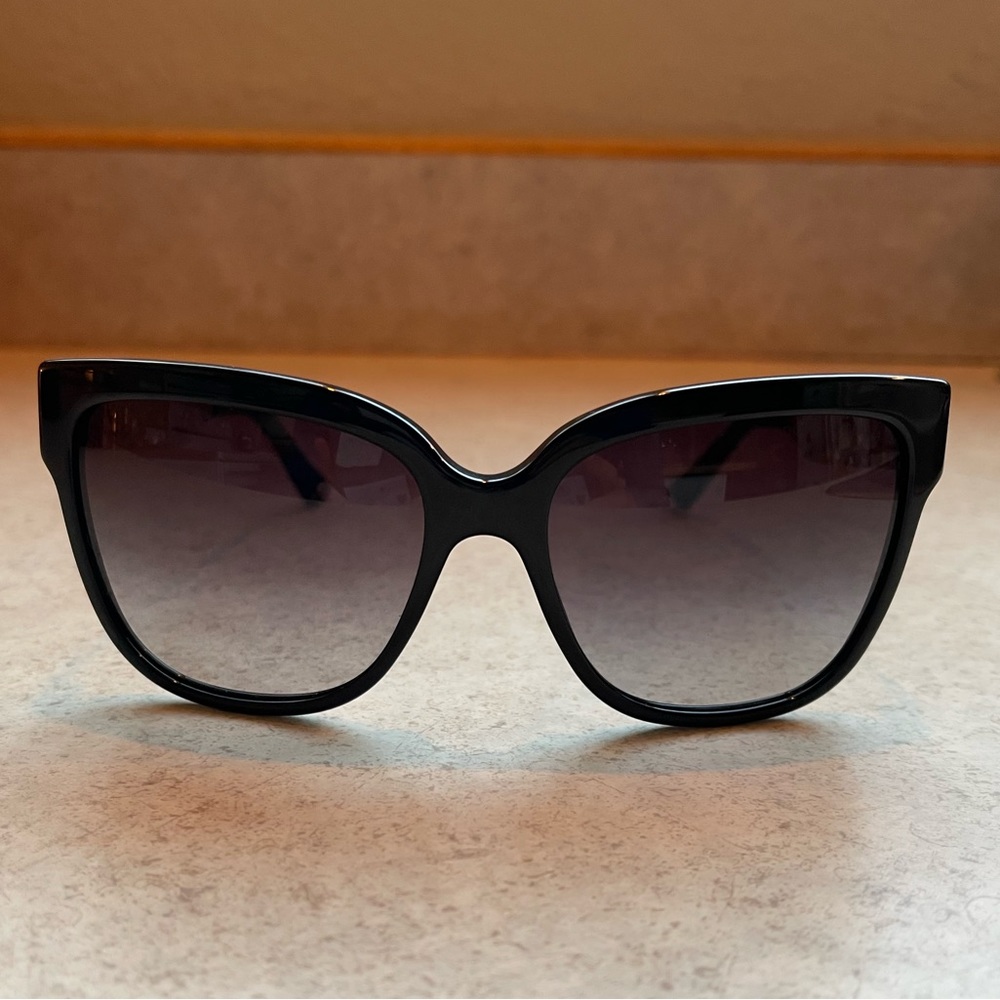 Dolce & Gabbana Filigree Sunglasses - Black and Gold - Square Frame